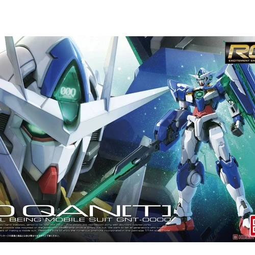 Bandai Gundam 06312 RG 1/144 Φ 00 QAN[T] 00Q мобильный костюм сборные модели комплекты экшн