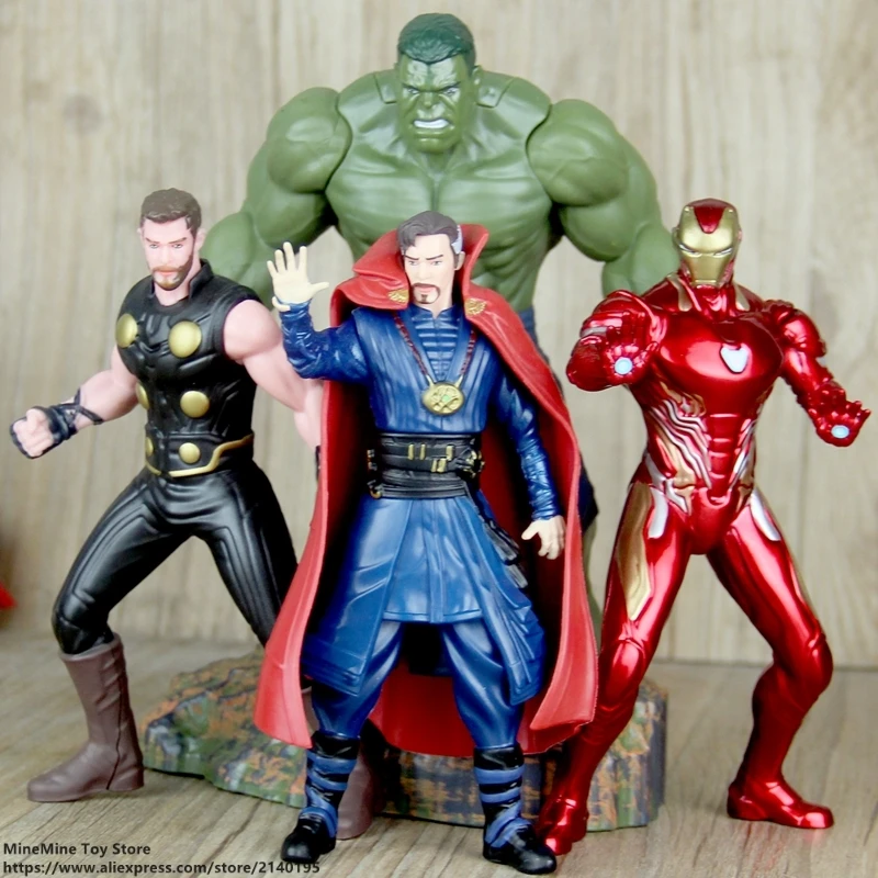 ZXZ Мстители Marvel Доктор Странный Халк Железный человек фигурка осанки коллекция