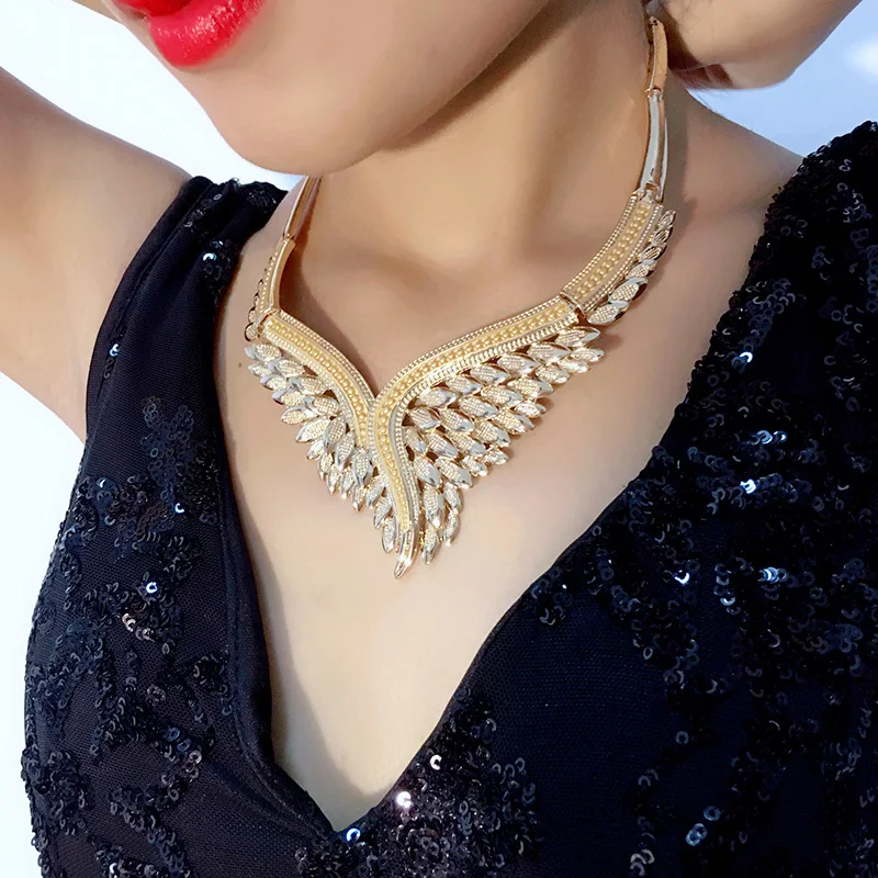 Kindlegem оптовая продажа необычные серьги с Фениксом перьями ожерелье браслет