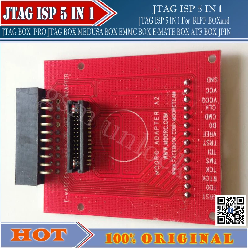 Gsmjustoncct версия ISP адаптер Все в 1 для RIFF легкий JTAG Медуза памяти на носителе EMMC E MATE