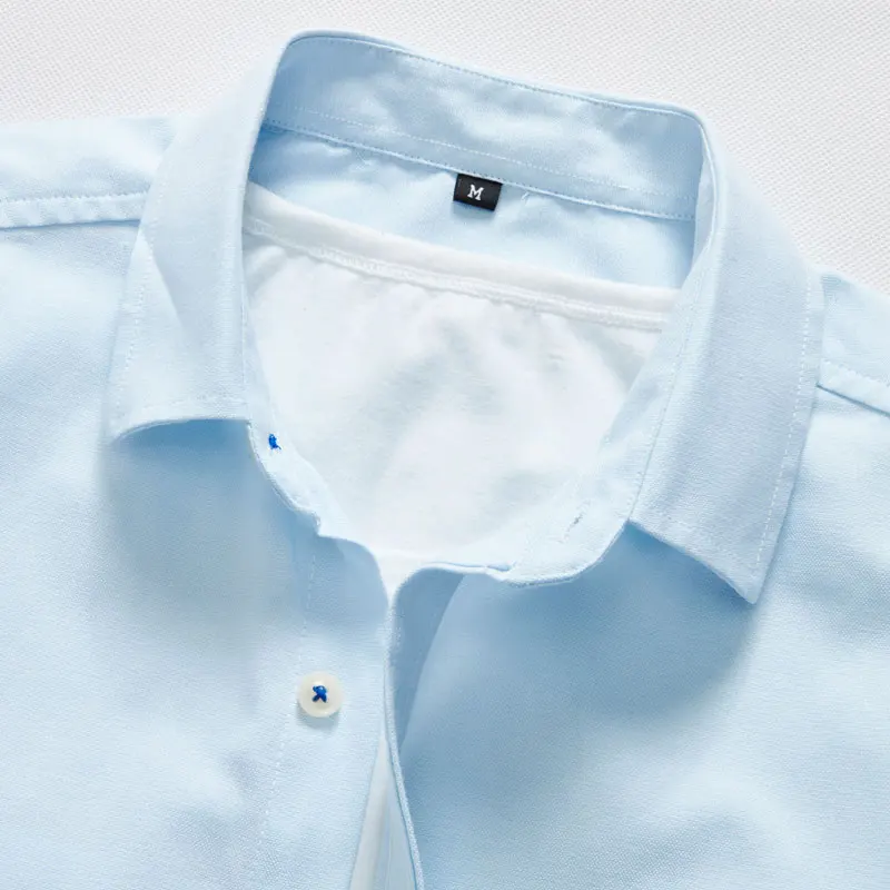 Spright полосатые повязки Твердые оксфордские рубашки мужская одежда 2018 с длинным