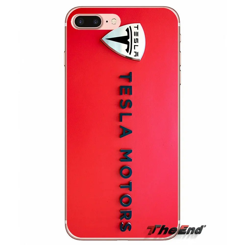 Tesla Logo супер электрический автомобиль для Huawei P Smart Y6 P8 P9 P10 Plus Nova P20 Lite Pro Mini 2017 SLA-L02