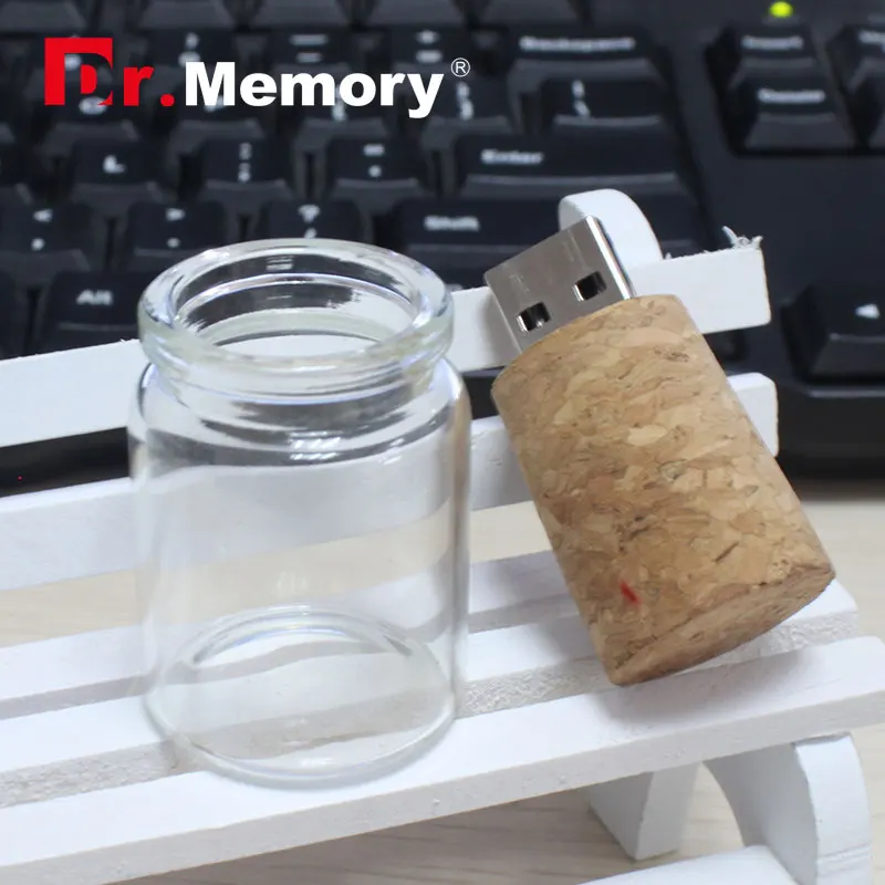 Стекло дрейф бутылка бутылки желаний карту флэш памяти с интерфейсом usb карта