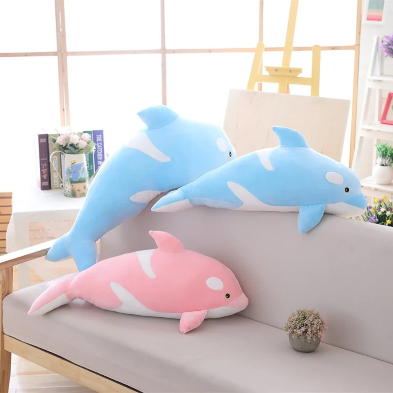 

Large Plush Toy Stuffed whale Killer Whale plush Toy soft animal ocean sea stuffed Toys for Children Christmas Gift kids