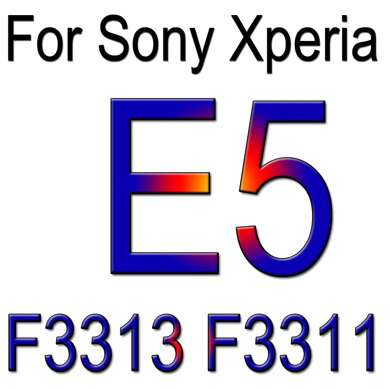 E5 С уровнем твердости 9H закаленное Стекло Экран Защитная пленка для sony Xperia E5 E4 E4g E3 Z3 Z4 Z5 компактный T3 XP C3 C4 X C5 M2 M4 Aqua M5 чехол - Цвет: E5