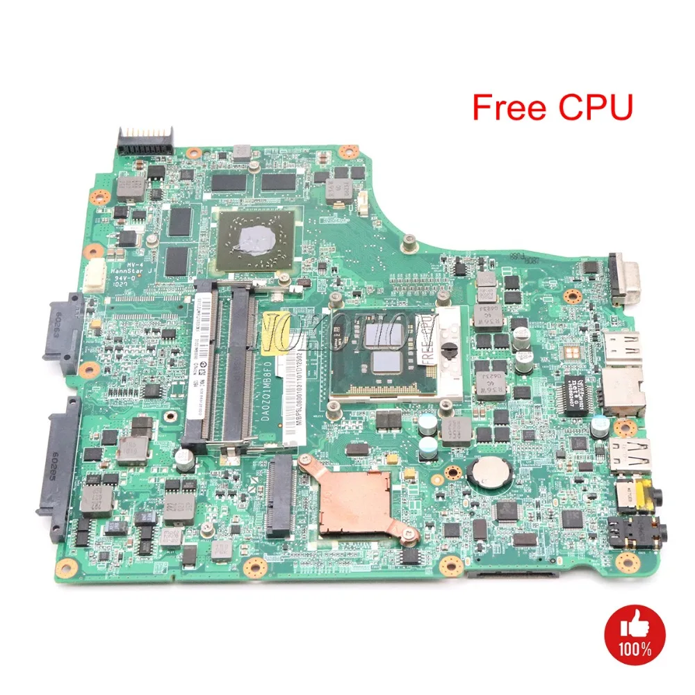 NOKOTION MBPSL06001 MB. PSL06.001 материнская плата для ноутбука для Acer asipre 4745 4745G DA0ZQ1MB8F0 HM55 HD5650 DDR3 основная плата процессор