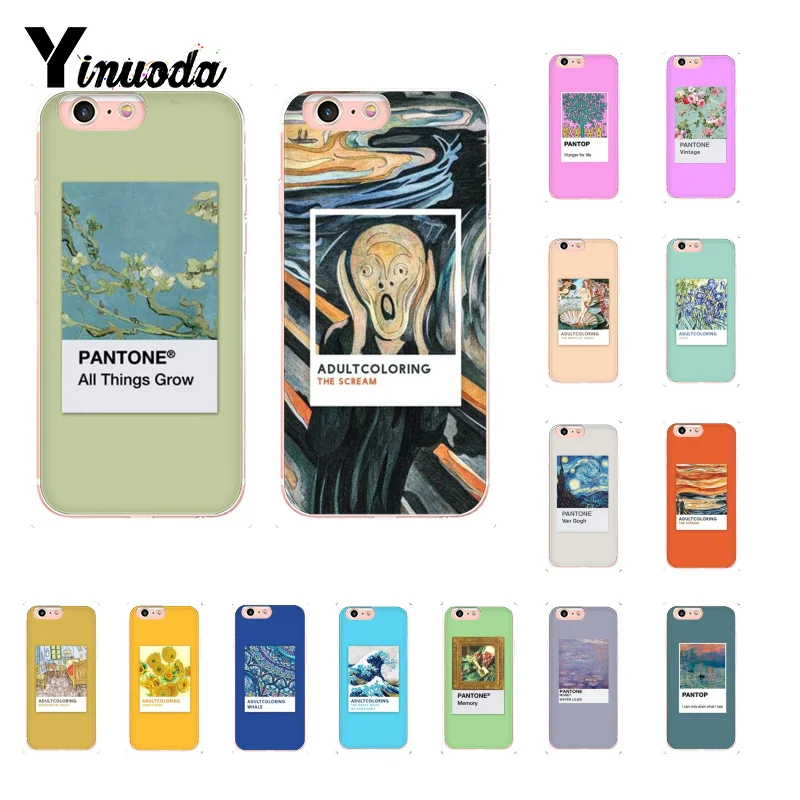 Yinuoda Vingate Vincent Van Gogh Pantone эстетическое искусство чехол для телефона iPhone X XS MAX 6 6s 7 7plus