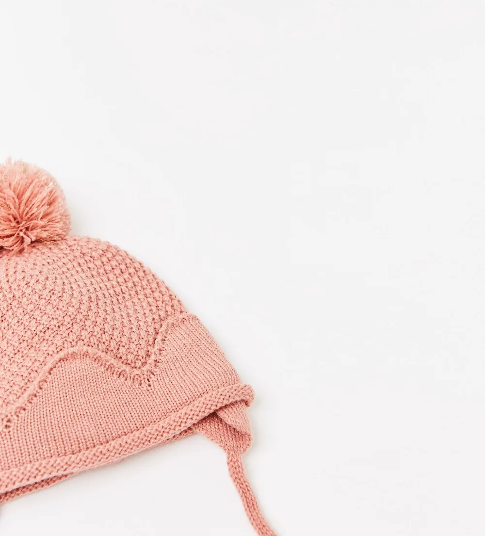 2019 вязаная шапка и шарф для маленьких девочек комплект из шапки шарфа детей