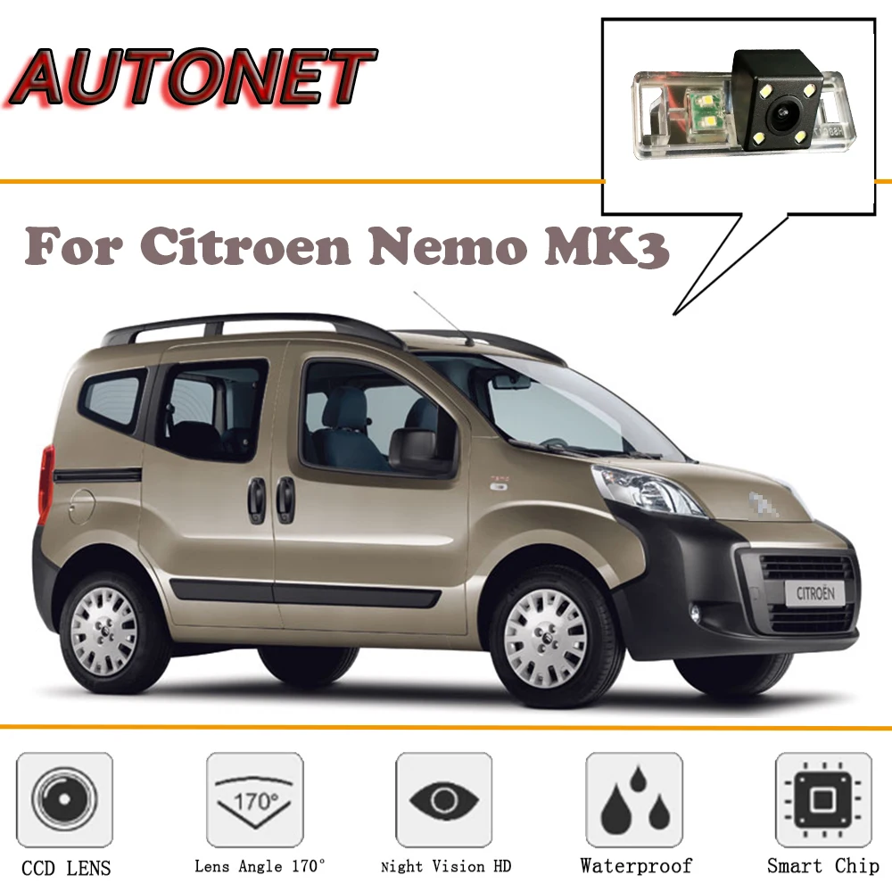 Автомобильная камера заднего вида для Citroen Nemo MK3 2007 ~ 2018/камера вида/камера