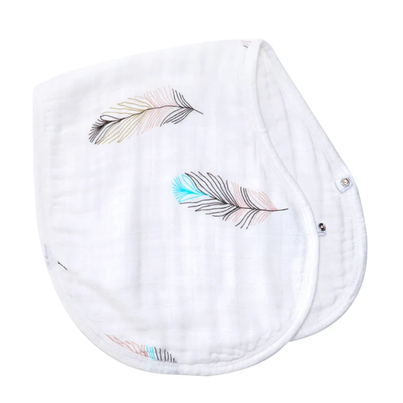 Muslinlife унисекс детская отрыжка нагрудник для кормления экологичный из контурной