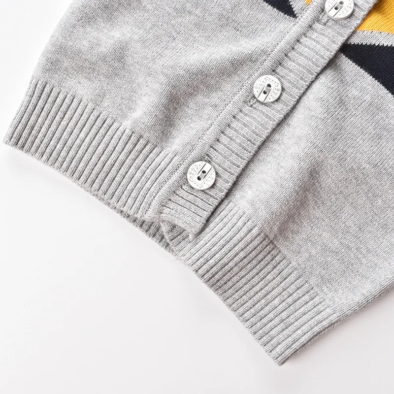 Baby sweater 2019 kids Long Sleeve cardigan for boys Children winter Toddler Knitted jumper Tops | Мать и ребенок