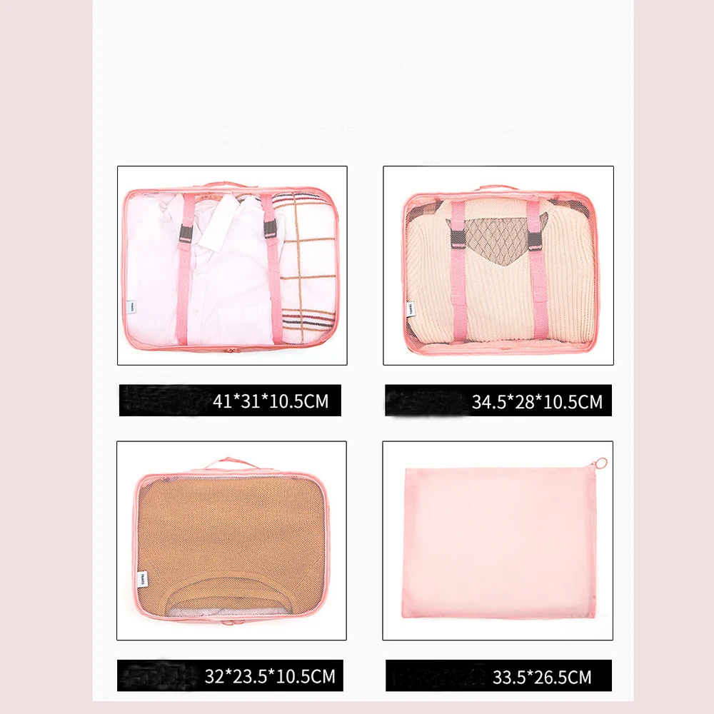 Дорожная сумка для хранения 7 шт./компл. портативный контейнер одежды гардеробный
