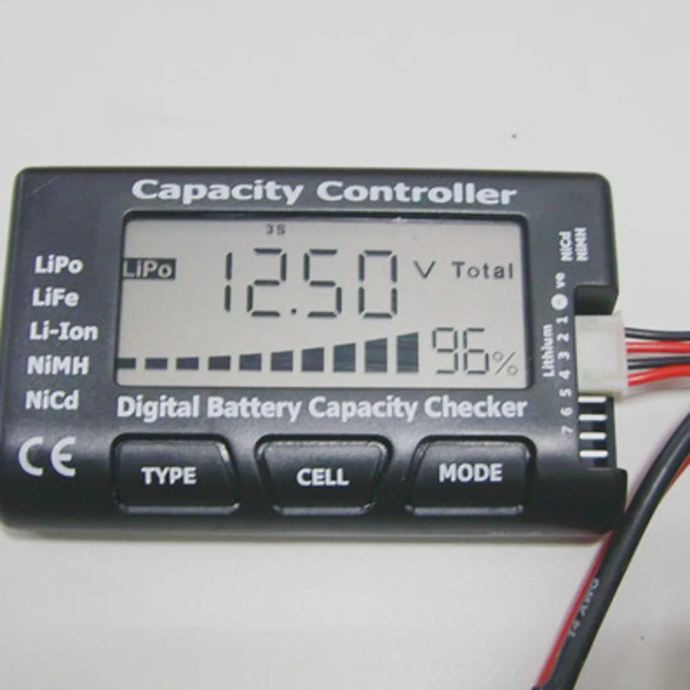 ЖК-дисплей цифровой RC LiPo LiIon NiMH NiCd тестер емкости батареи | Игрушки и хобби