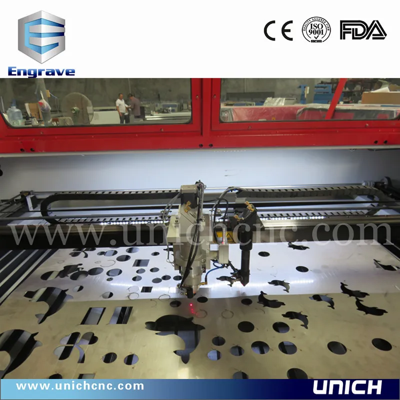 Европейское качество co2 лазерная машина для резки металла/100 Вт резка|laser cutter