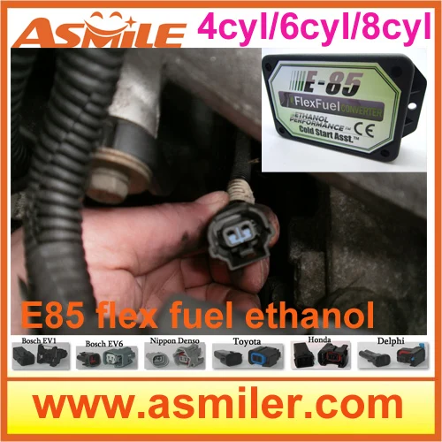 E85 ethanol car conversion kit with 4cyl  DHL EMS free price from Asmile