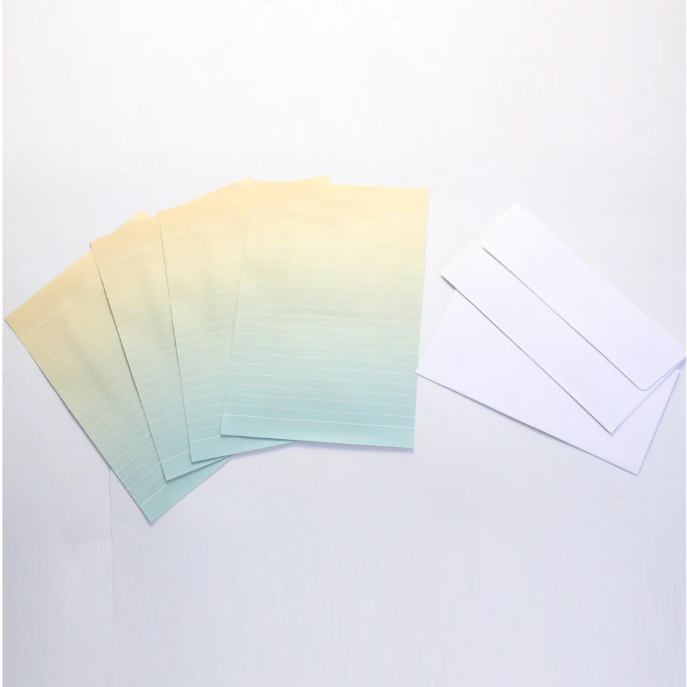 Domikee южнокорейская Радужная цветная Офис школа студент кошелек конверт и Письмо