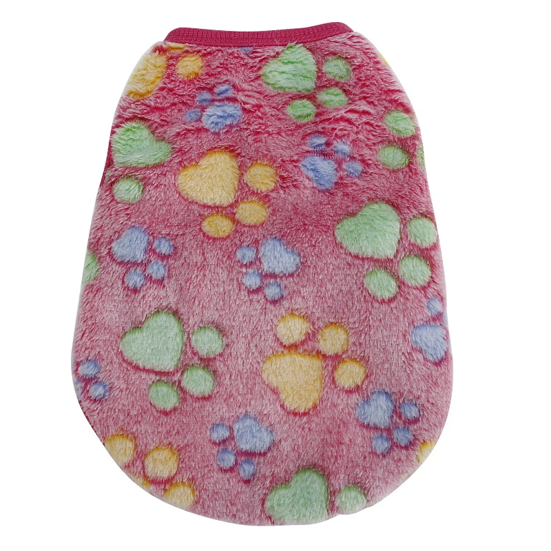 Флисовый жилет для собак с героями мультфильмов одежда кошек щенков чихуахуа