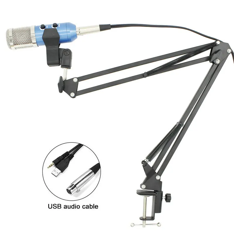 

New Adjustable BM 900 USB Microphone for Computer Recording & Professional Condenser Microphones Video Room Karaoke Mic
