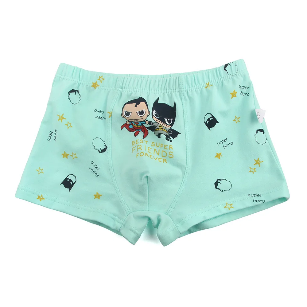 2 piece 2-14 years Kids Boy Underwear Cartoon Super Hero Children's Boxer Underpants Briefs Boys Underware Panties |