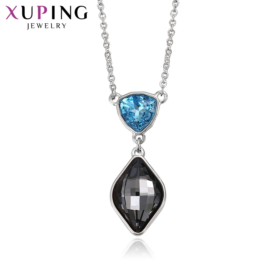Xuping, модная подвеска, Роскошные Кристаллы от Swarovski, подвеска в виде капли воды, ожерелья для женщин, подарки на день Святого Валентина, 43461