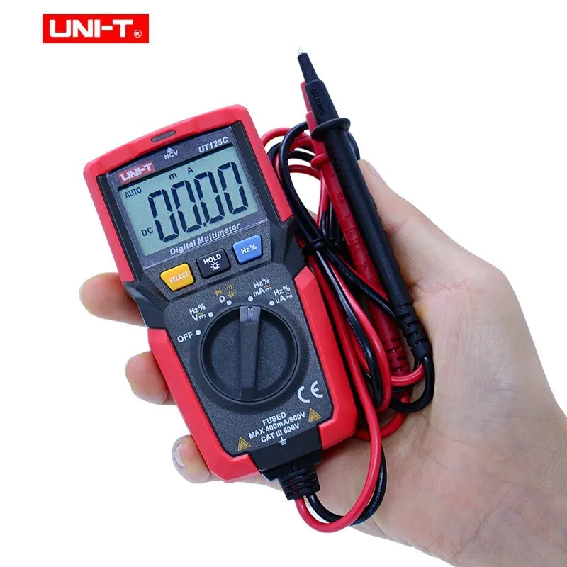 Цифровой мультиметр UNI T UT125C Измеритель постоянного и переменного тока