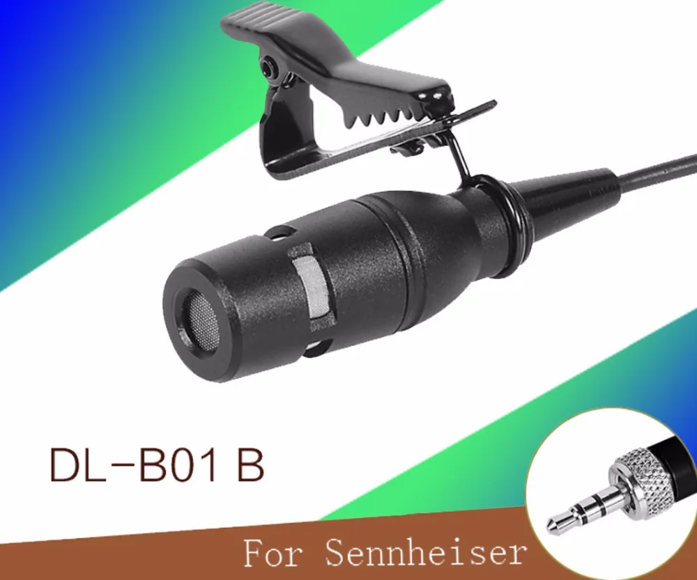 Профессиональный петличный конденсаторный микрофон на лацкан с зажимом для