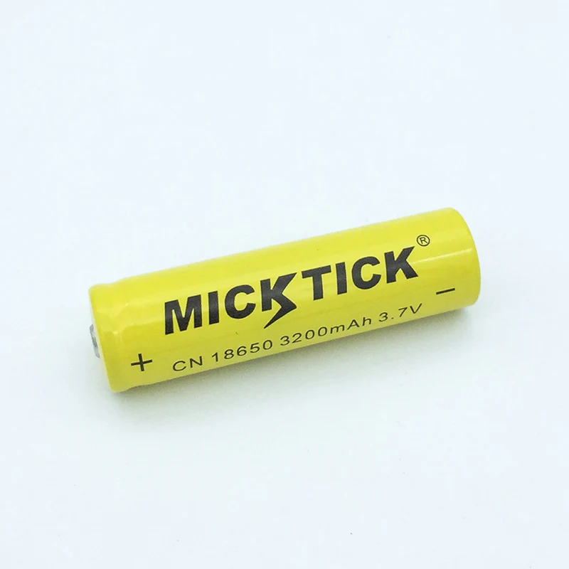 16PCS 18650 3.7V 3200mAh MICKTICK Battery batteries batteria lithium Li Ion Rechargeable Large enough Capacity Flashlight LED |