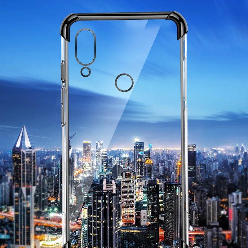 for Meizu Note 9 Case Clear Slim Anti Scratch TPU Phone Cover Reinforced Corners Shockproof Protective |