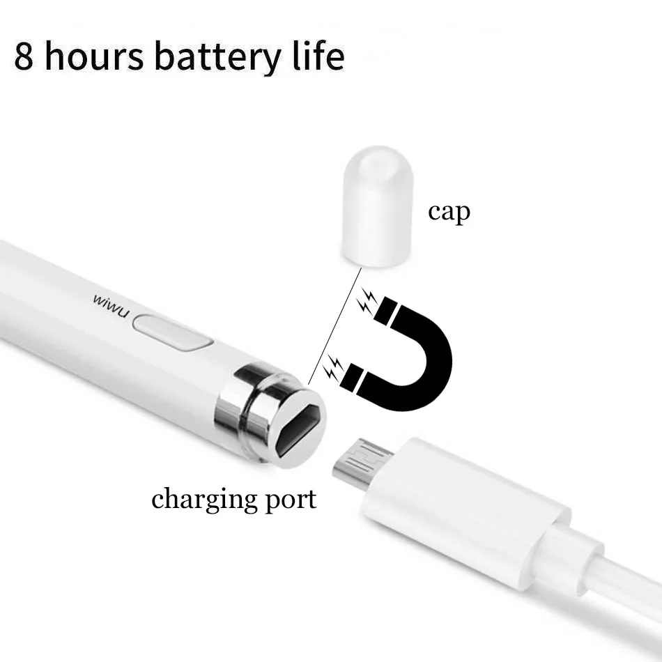 Сенсорный стилус S Pen для iPhone 8 X iPad емкостный IOS Android Samsung Galaxy Note 4 5 9 Oppo Xiaomi сенсорный