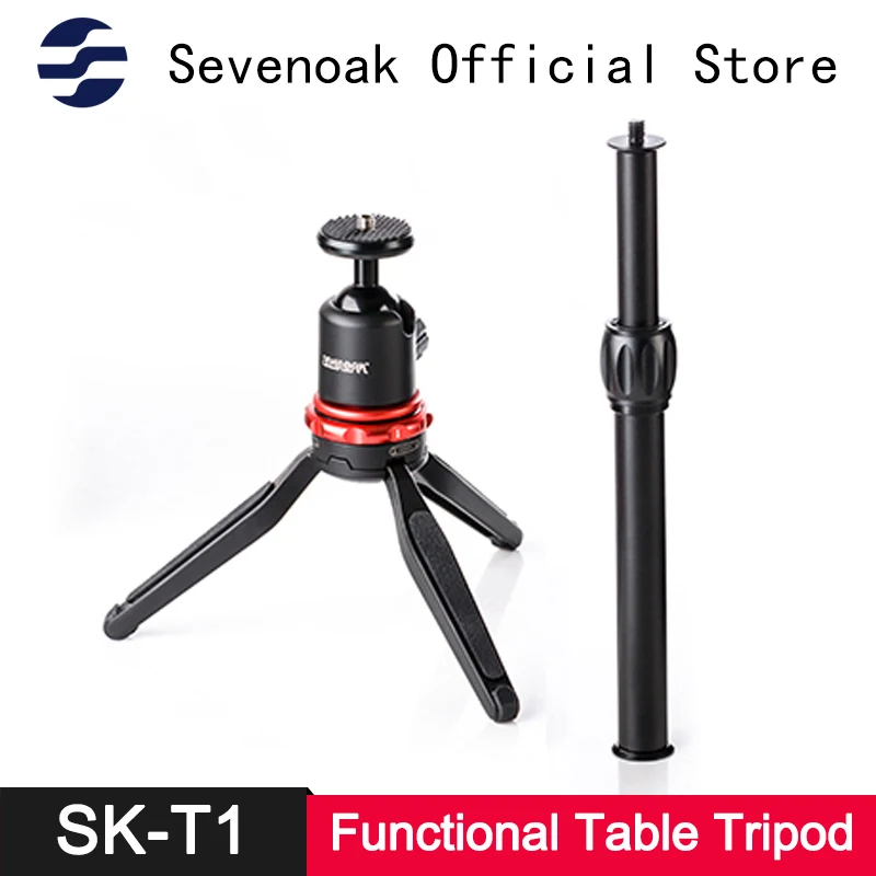 Sevenoak SK T1 Настольный Штатив для iPhone samsung смартфон клип DSLR GoPro SJCAM Спортивная камера