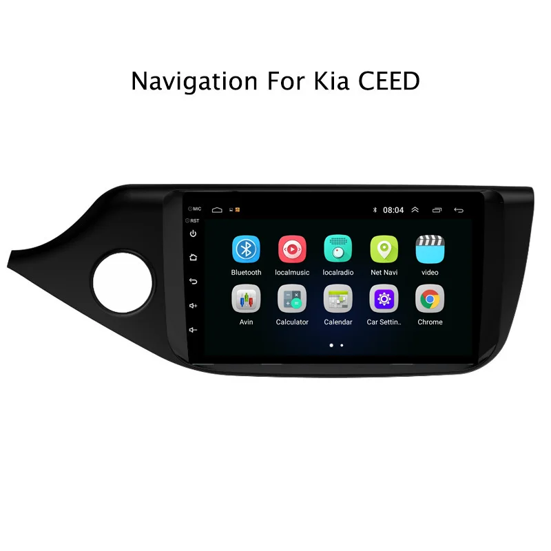 Ectwodvd 9 &quotAndroid 8 1 автомобильный dvd плеер gps навигация для Kia Ceed 2012 2016 Радио