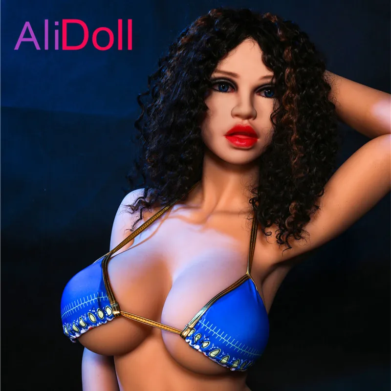 ALIDOLL 168 см (5 51 фут) Африканская загар кожа настоящая Силиконовая секс-кукла для