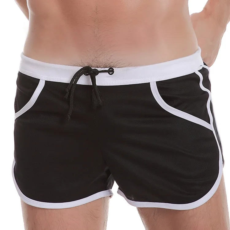 Мужские летние пляжные шорты короткие быстросохнущие спортивные залы