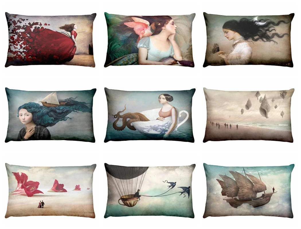 

Скандинавская мечта дочери моря, Декоративные Чехлы для подушек поясная наволочка, декоративные подушки для дивана, 50*30 см