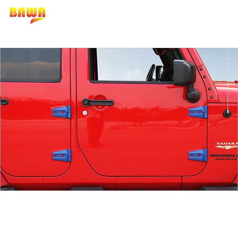 BAWA Car Engine Hood Cover for Jeep Wrangler Jk 2007-2017 ABS Door Hinges Stickers | Автомобили и мотоциклы