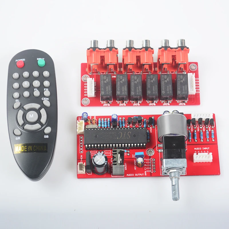 Электронная плата управления громкостью с мини пультом дистанционного