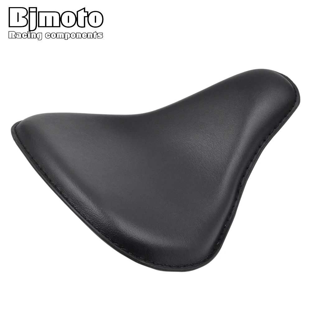 Винтажное кожаное сиденье Bjmoto для мотоцикла соло тонкое большая подкладка