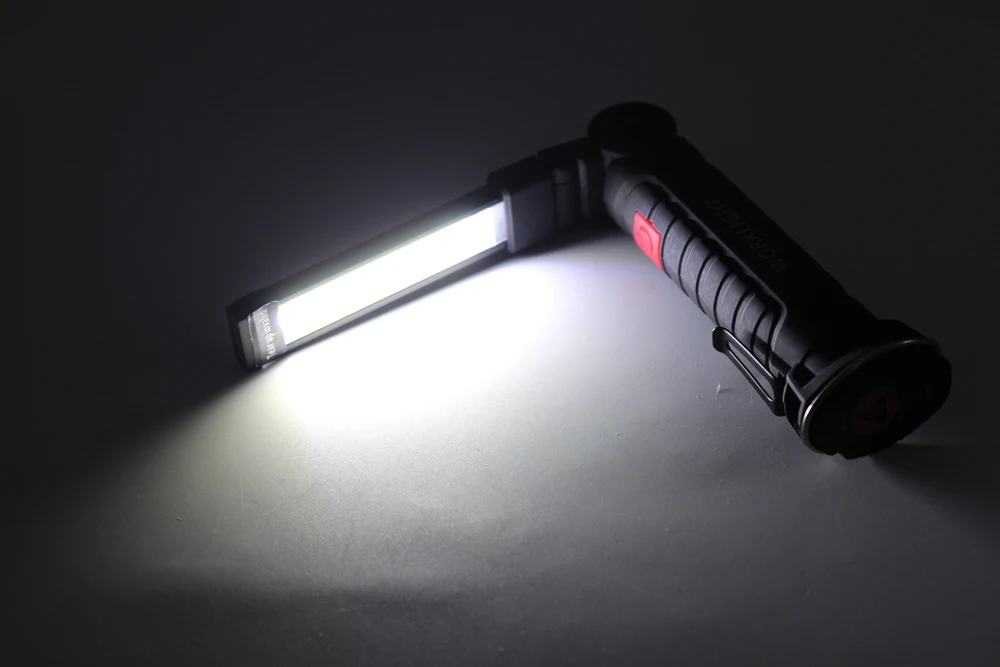 Портативный 5-режим COB вспышка светильник фонарь USB Перезаряжаемые светодиодный рабочий светильник Магнитный COB светодиодный налобный фонарь подвесной светильник для кемпинга на открытом воздухе
