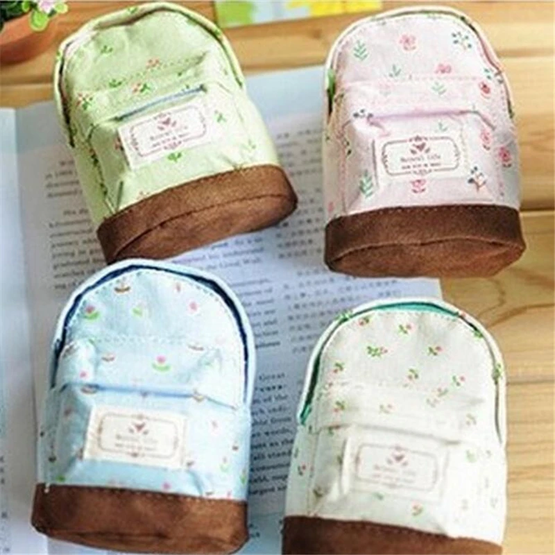 Милый мини льняной рюкзак маленькая сумка для ключей дизайнерский Кошелек монет