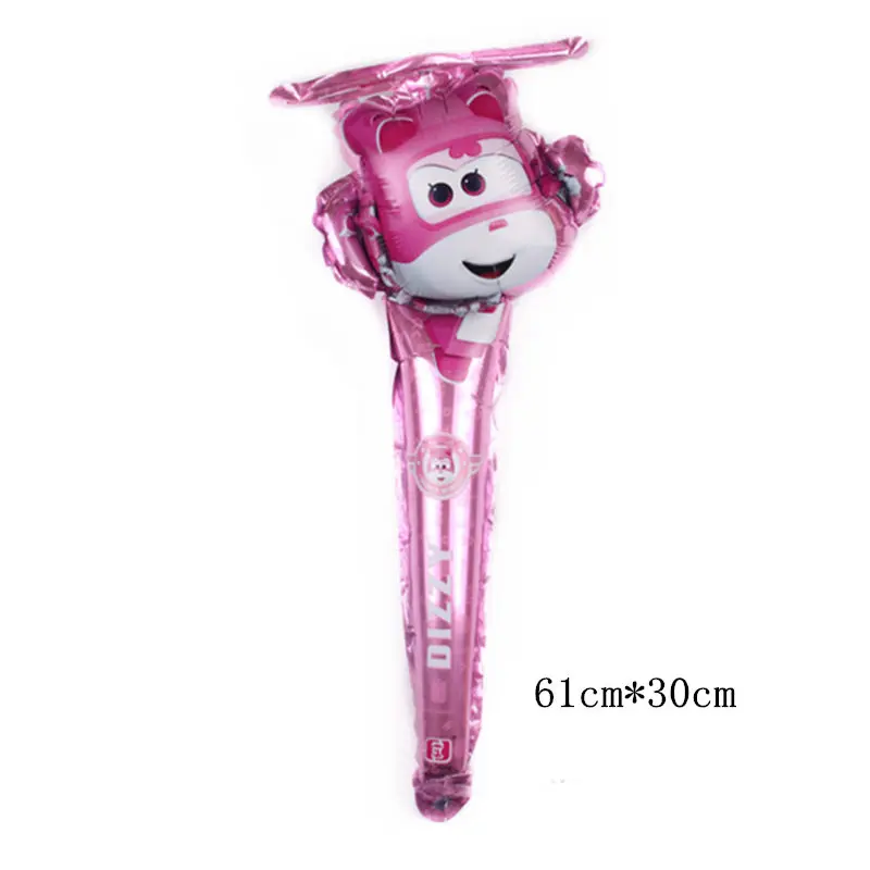 Figure balloon XXPWJ 3D самолет мультфильм алюминиевые воздушные шары Праздничная Вечеринка воздушные шары для украшения дня рождения высокого качества - Цвет: Figure balloon