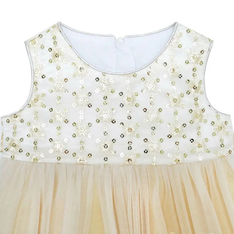 Sunny Fashion платья для девочек платье малыш Цветок Девушка Платье сверкающий Кружево