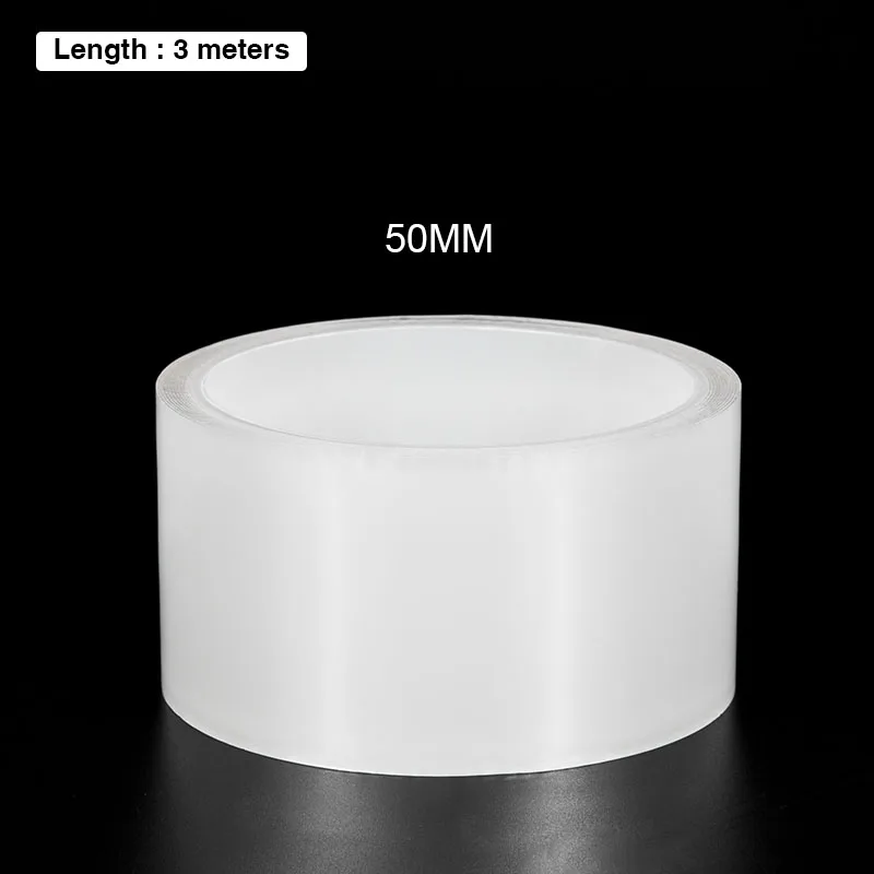 3MX50MM Автомобильная наклейка s Автомобильная дверь наклейка для порога протектор многофункциональная нано лента авто бампер полоса двери автомобиля Защита аксессуары для защиты от царапин - Color: 3MX50MM