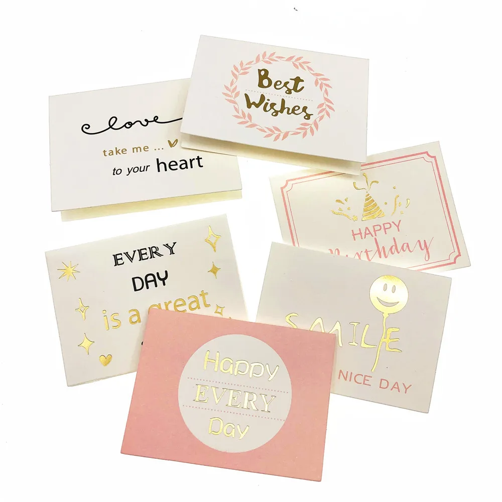 5 шт. спасибо открытки поздравительные с днем рождения лучшие пожелания для