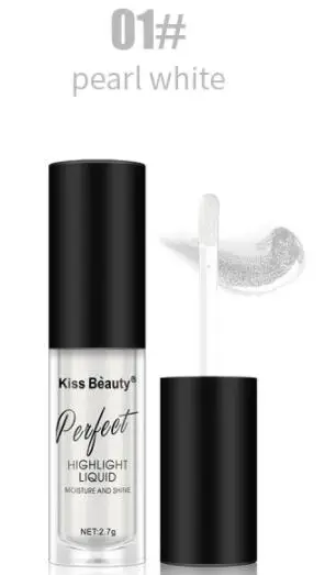 1 KISS BEAUTY Silkworms осветляющая жидкая пудра Тональная основа жидкий консилер для осветления лица Жидкая Основа макияжа для любой кожи - Цвет: 1