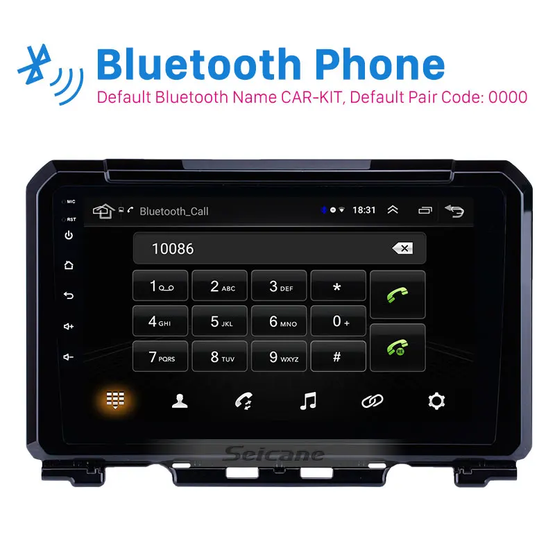 Seicane Android 8 1 9 дюймов Автомобильный GPS навигационный блок плеер радио для Suzuki Jimny 2019