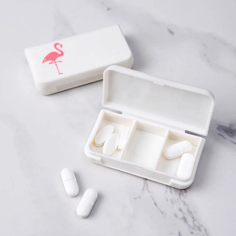 1 шт. фламинго кактус таблетки Медицинский Набор Герметичный портативный 3 сетки