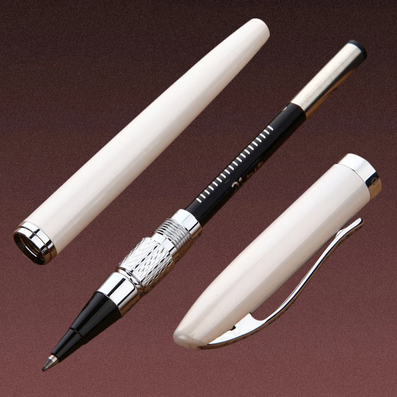 Hgih Quality Stationery Picasso Pimio 83 Pure Black and Silver Clip Roller Ball Pen Luxury Gift Ballpoint Pens Free Shipping | Канцтовары