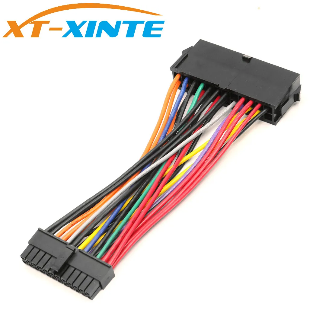 XT XINTE ATX PSU Стандартный женский 24Pin Mini 24P мужской внутренняя Мощность кабель