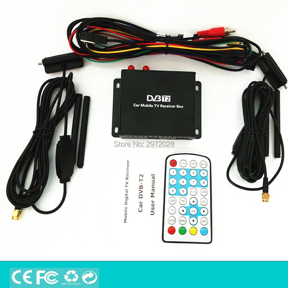 HD Автомобильный цифровой ТВ ресивер USB HDMI MPEG4 MPEG2 тюнер ресивер|ТВ-приемник для