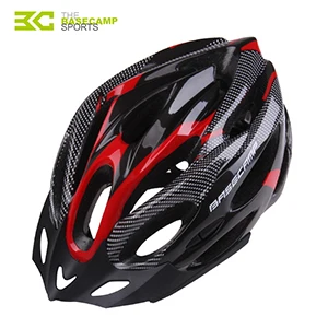 Basecamp Brand New High Quality Mens Adult Street Bike Bicycle Cycling Safety Carbon Helmet Blue with Visor BC-032 | Спорт и